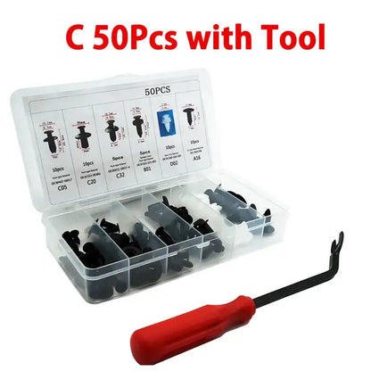 VERTRIX INNOVATIONS Mixed Auto Fastener Clips Kit for Car Panels