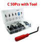 VERTRIX INNOVATIONS Mixed Auto Fastener Clips Kit for Car Panels
