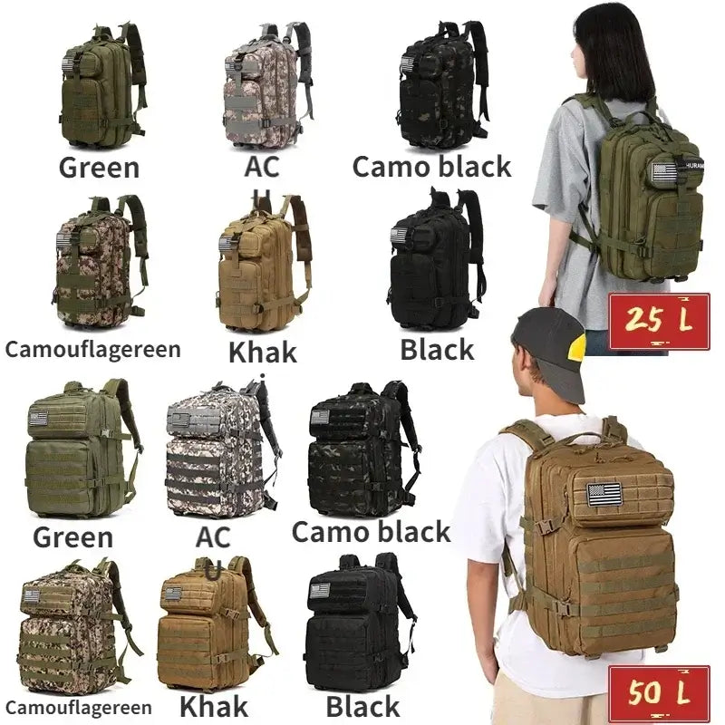 VERTRIX INNOVATIONS Tactical Outdoor Backpack 45L