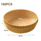 50pcs/set Air Fryer Disposable Paper Parchment Wood Pulp Steamer Cheesecake Air Fryer Accessories Baking Paper For Air Fryer