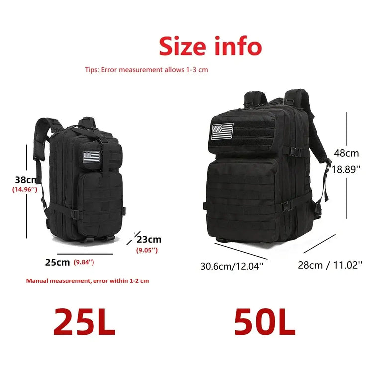 VERTRIX INNOVATIONS Tactical Outdoor Backpack 45L
