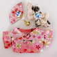 VERTRIX INNOVATIONS Labubu 4.0 Cherry Blossom Kimono Outfit for 10cm Dolls