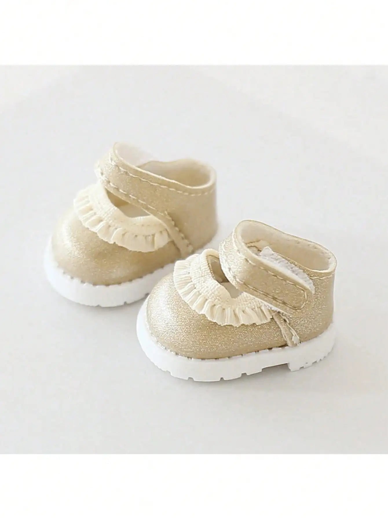 VERTRIX INNOVATIONS Labubu Morning Shoe Accessories 3.8cm Mini Leather Shoes