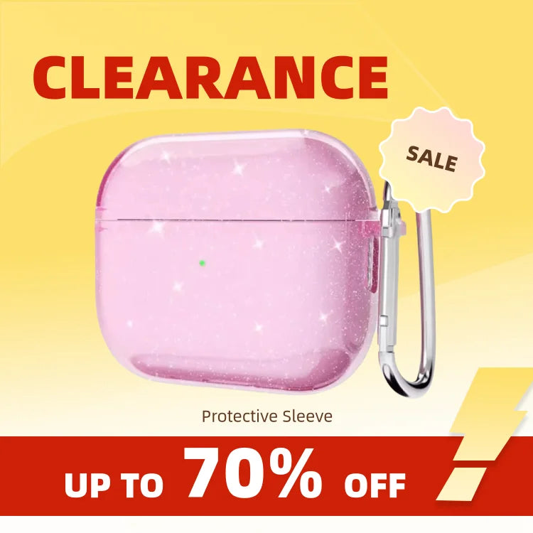 VERTRIX INNOVATIONS Clearance_Bling Glitter Soft TPU Earphone Case for Airpods 4 2024