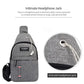 VERTRIX INNOVATIONS Wasserdichte Herren-Gürteltasche mit großem Fassungsvermögen, .