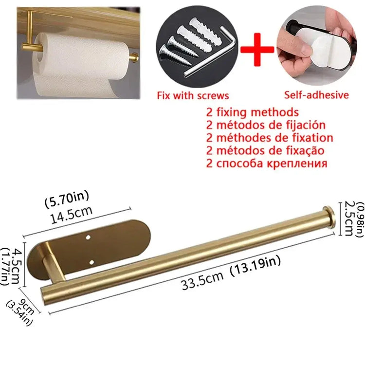 VERTRIX INNOVATIONS Adhesive Kitchen Paper Towel Holder