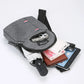 VERTRIX INNOVATIONS Men’s Waterproof Large Capacity Fanny Pack – Adjustable Strap for Travel, Hiking, Running & Cycling